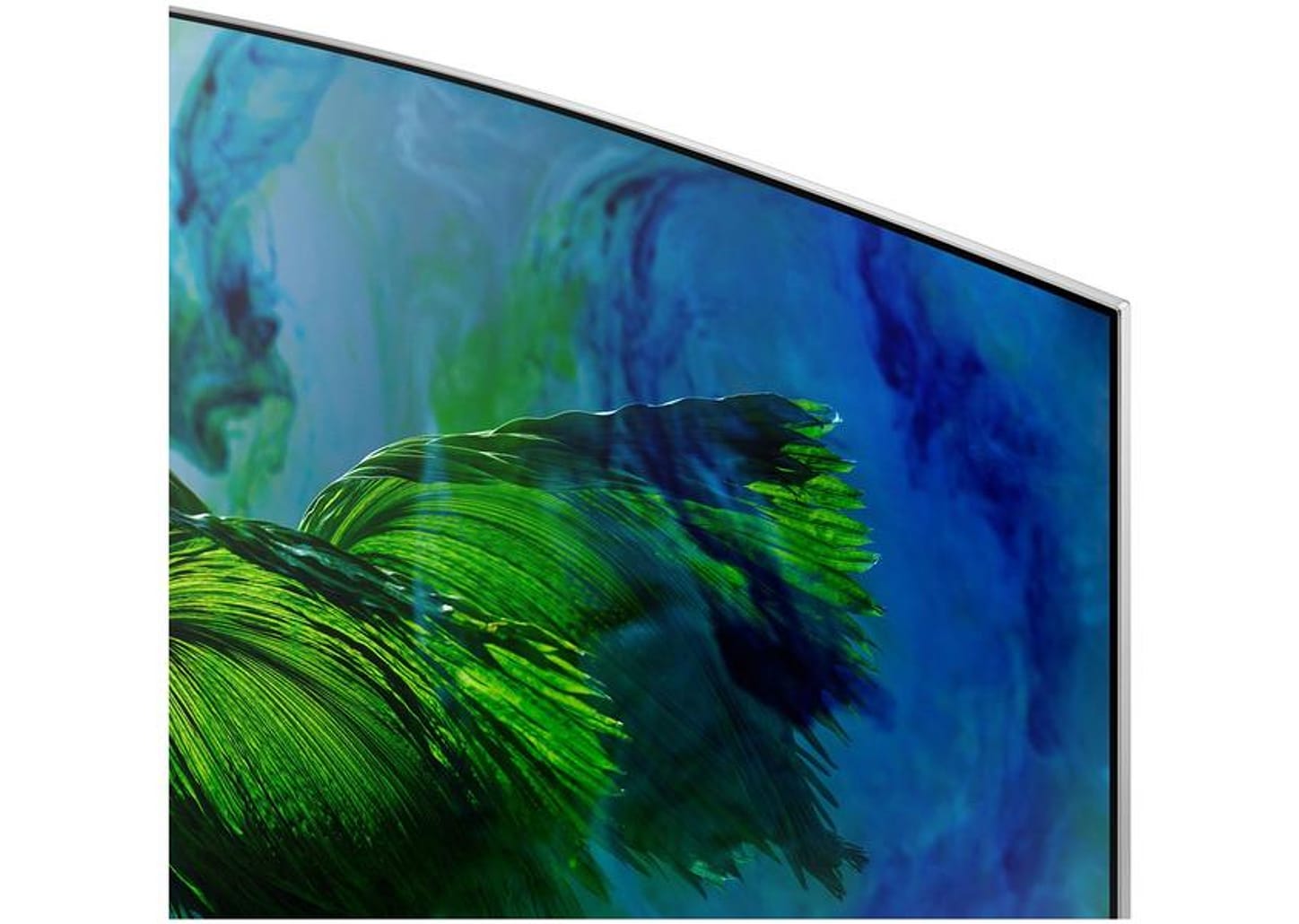 Smart TV 65” 4K QLED Samsung QN65Q8CAMGXZD - Curva Wi-Fi 4 HDMI 3 USB