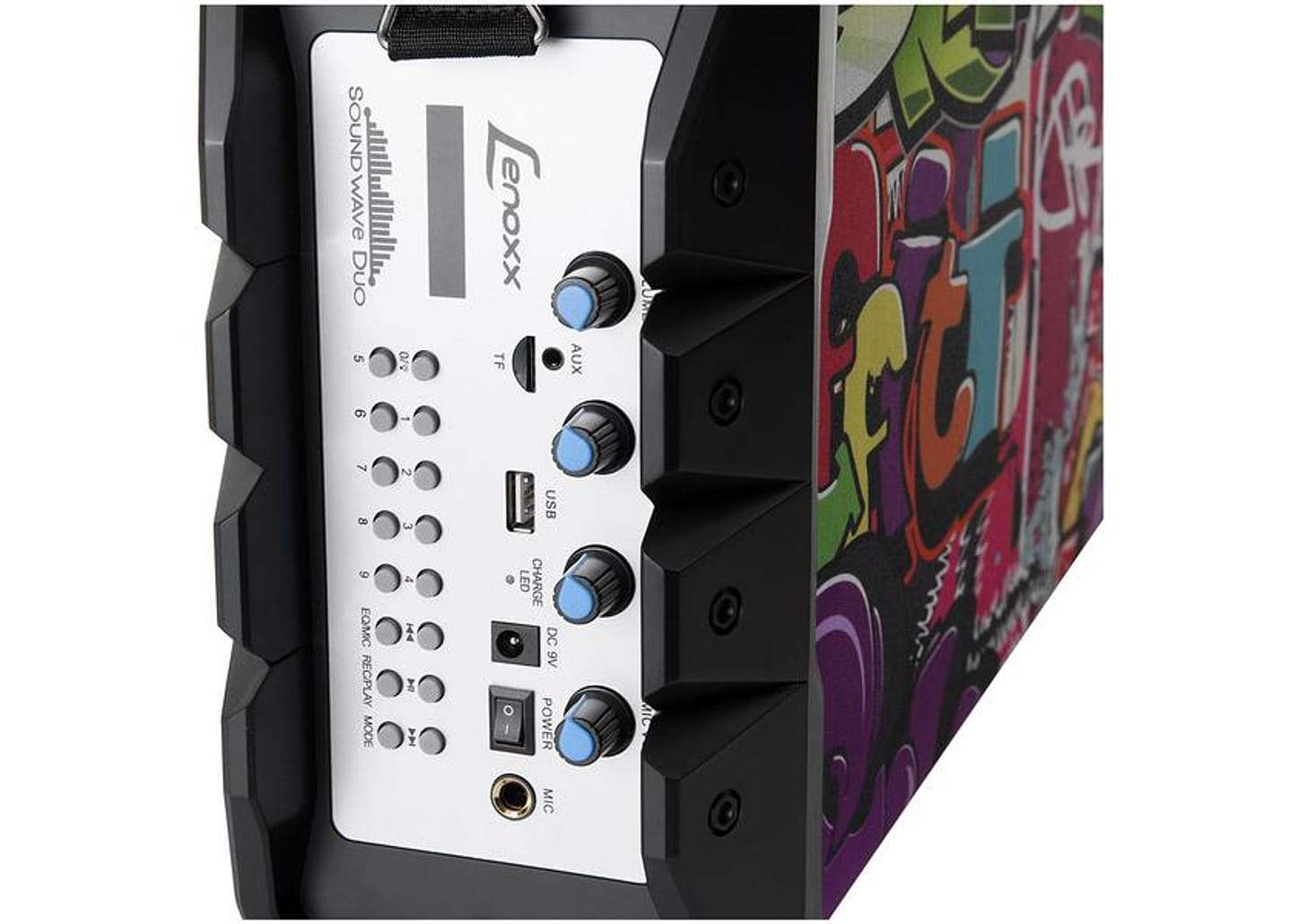 Caixa de Som Bluetooth Lenoxx CA 445 Portátil - Amplificada 250W USB