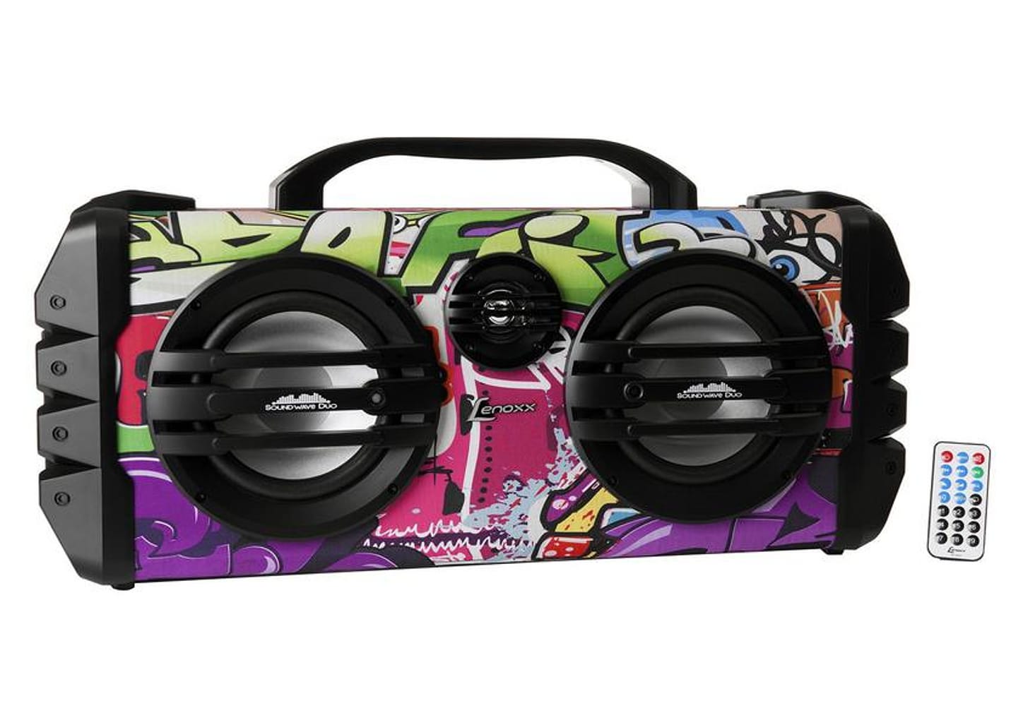Caixa de Som Bluetooth Lenoxx CA 445 Portátil - Amplificada 250W USB