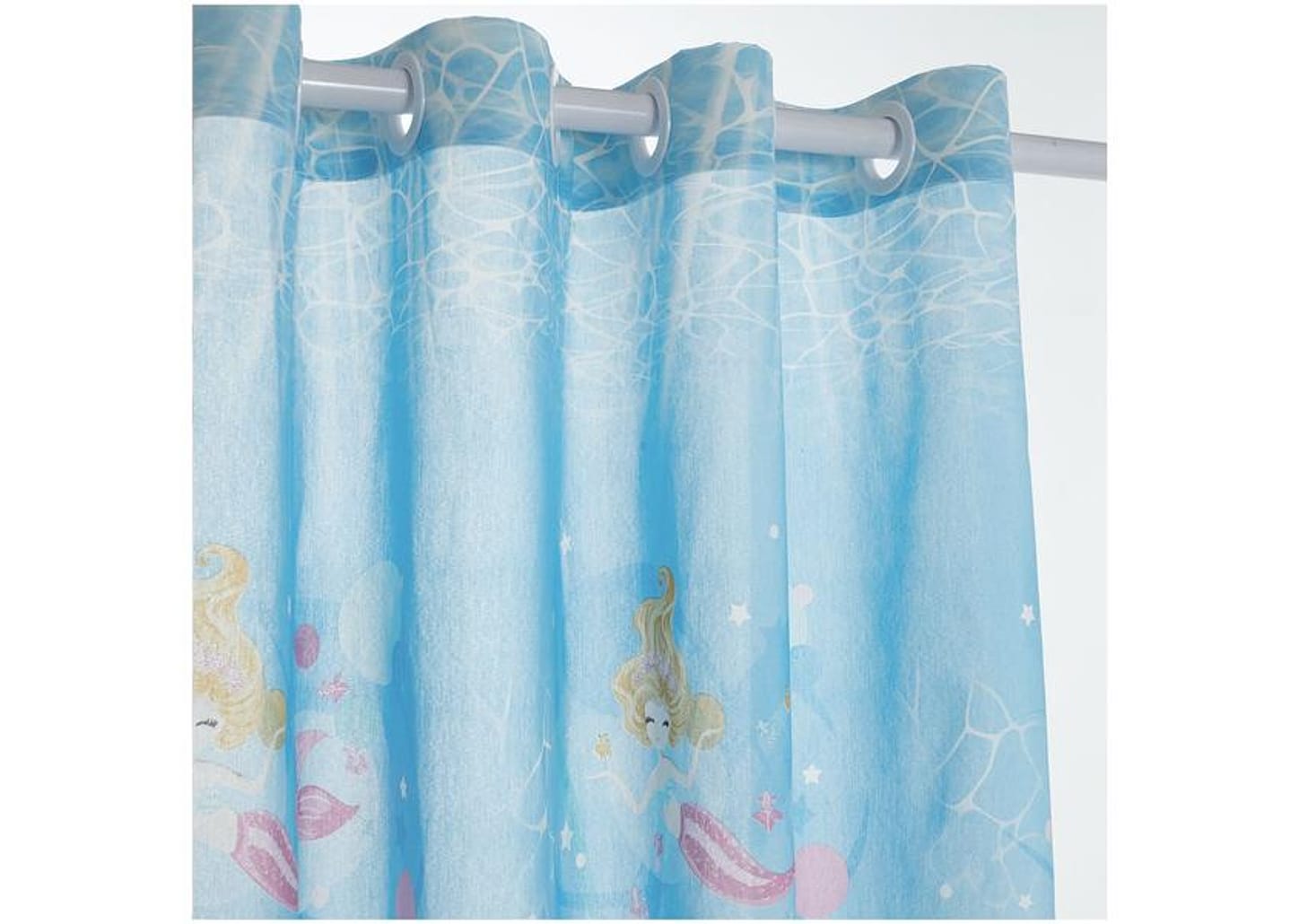 Cortina Infantil Santista Londres Basic Sereias 1,80x2,80m