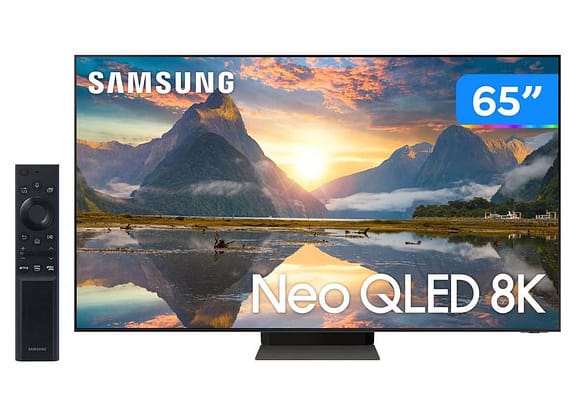 Smart TV 65” 8K NEO QLED Mini LED Samsung - QN65QN700AGXZD VA 60Hz Wi-Fi Bluetooth 4 HDMI