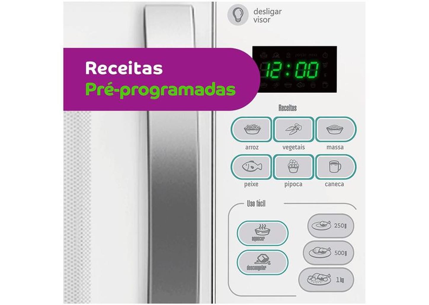 Micro-ondas Consul 20L Branco CMA20 BBANA