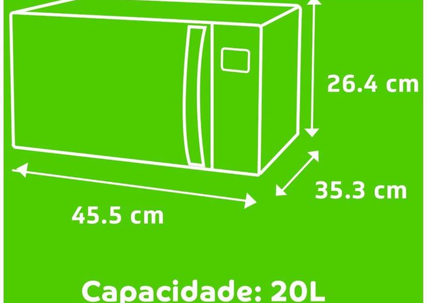 Micro-ondas Consul 20L Branco CMA20 BBANA