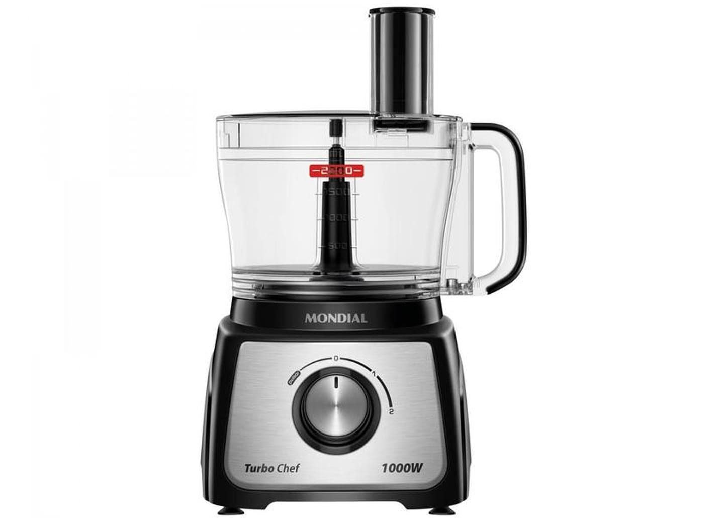 Multiprocessador de Alimentos Mondial Preto - Turbo Chef MPN-01-BE 7 Funções 1000W