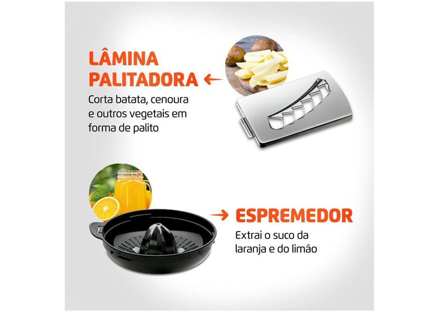 Multiprocessador de Alimentos Mondial Preto - Turbo Chef MPN-01-BE 7 Funções 1000W