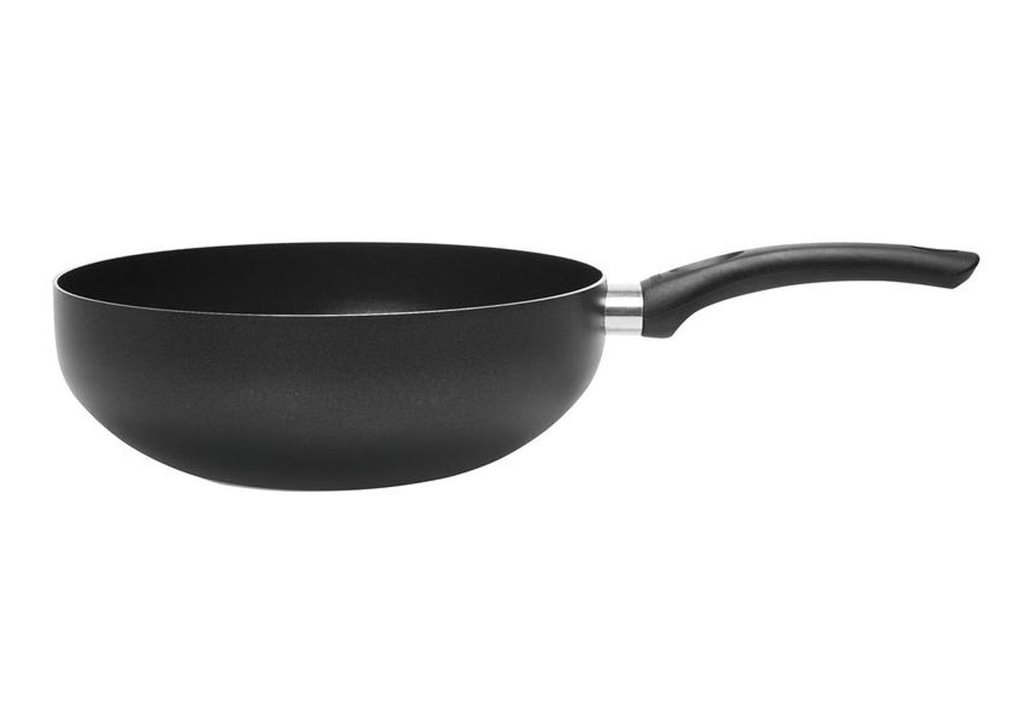 Frigideira Antiaderente Multiflon Alumínio Wok - Gourmet Vapore Preta 24cm