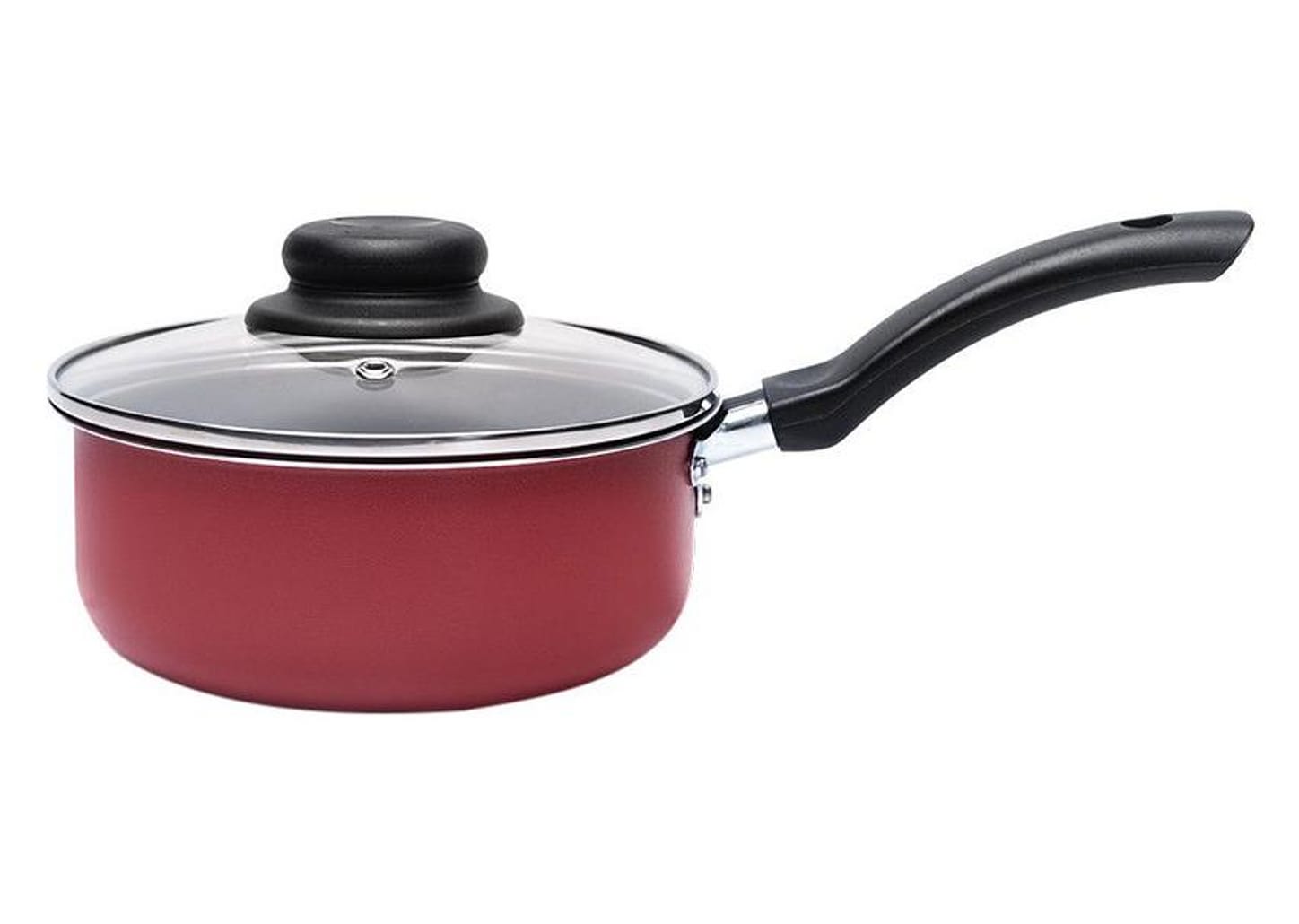 Jogo de Panelas Brinox Antiaderente de Alumínio - Vermelho 5 Peças Pepper