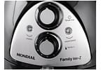 Fritadeira Elétrica sem Óleo/Air Fryer Mondial - Family Inox I 4L com Timer