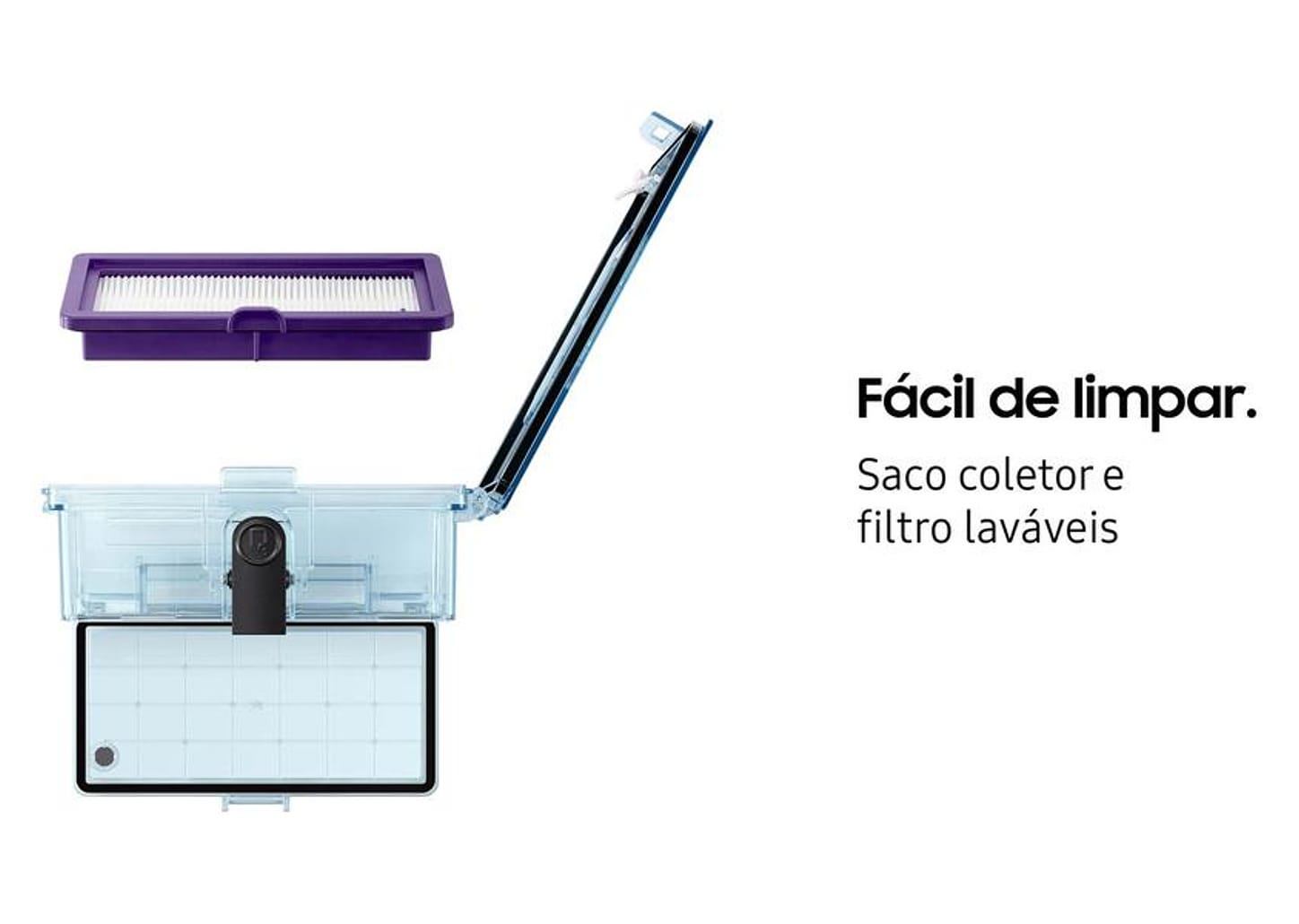 Robô Aspirador de Pó Samsung 55W - POWERbot-E VR5000RM