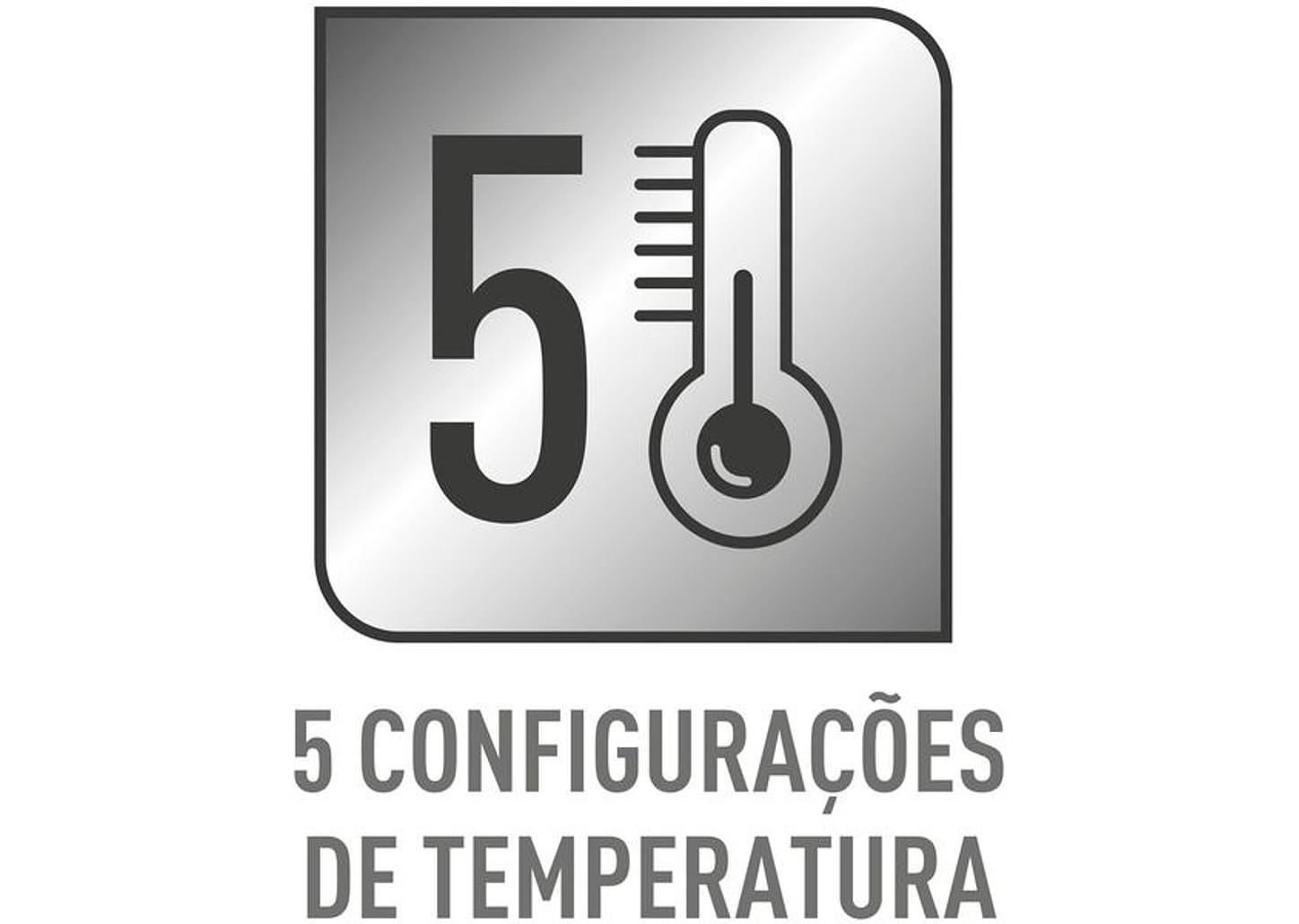 Ferro de Passar Roupa a Vapor e a Seco Arno - Powergliss FPO1 Cinza e Roxo