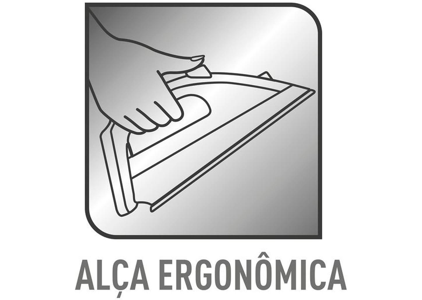 Ferro de Passar Roupa a Vapor e a Seco Arno - Powergliss FPO1 Cinza e Roxo