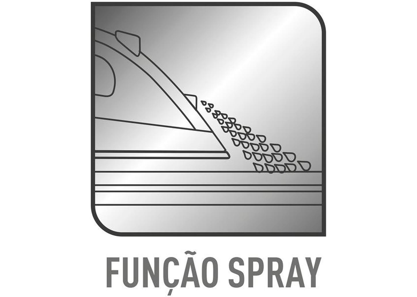 Ferro de Passar Roupa a Vapor e a Seco Arno - Powergliss FPO1 Cinza e Roxo