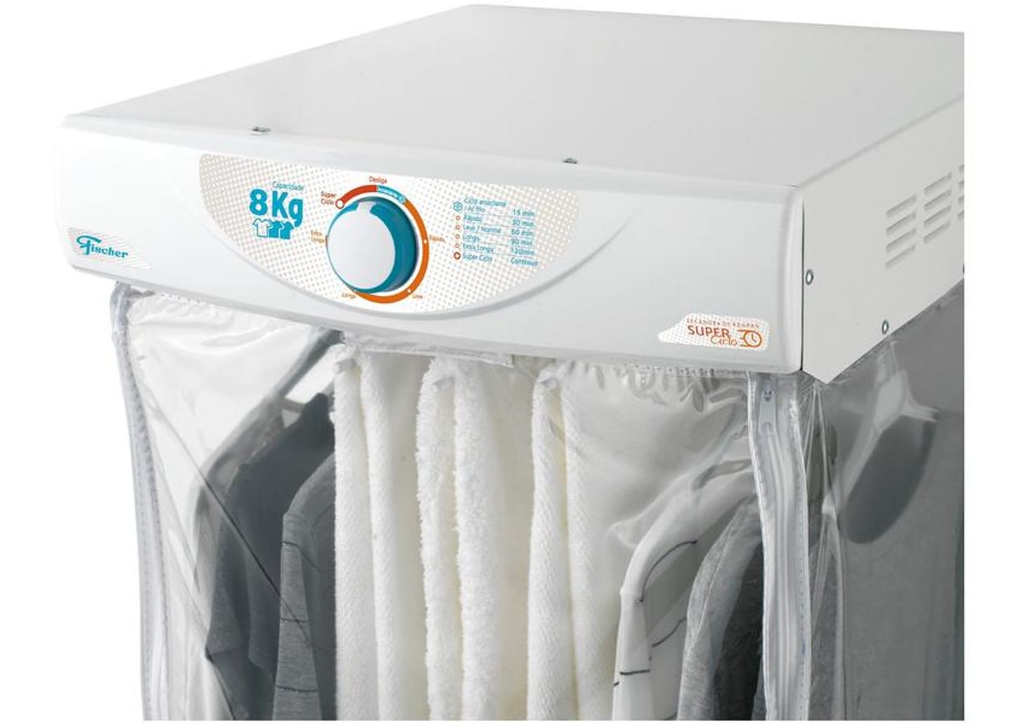 Secadora de Roupas de Parede Fischer 8kg - Super Ciclo