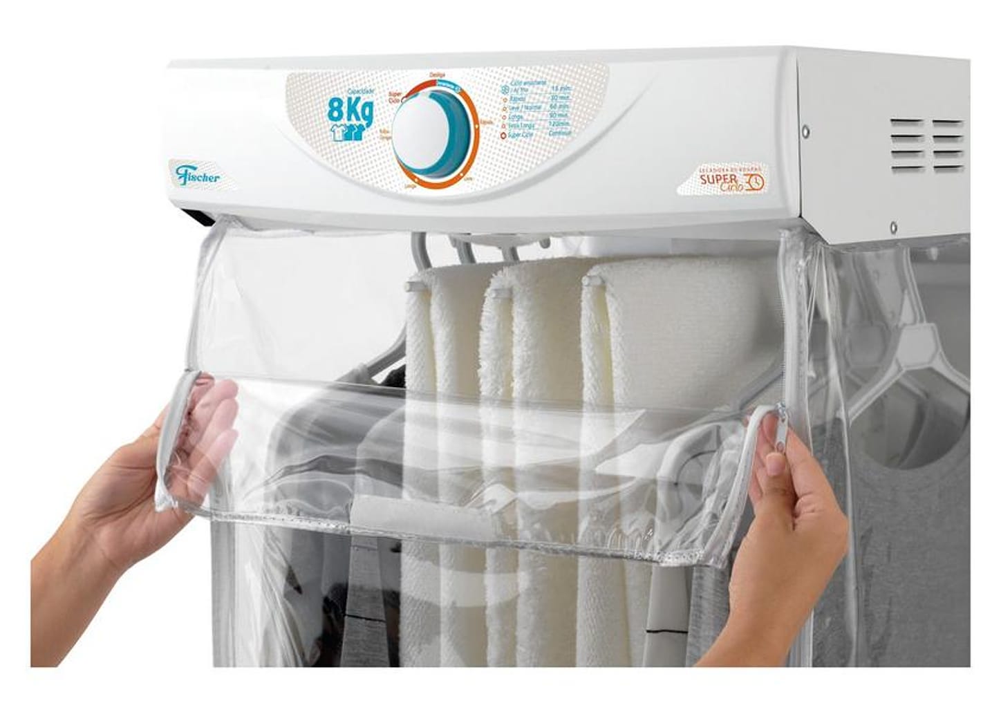 Secadora de Roupas de Parede Fischer 8kg - Super Ciclo