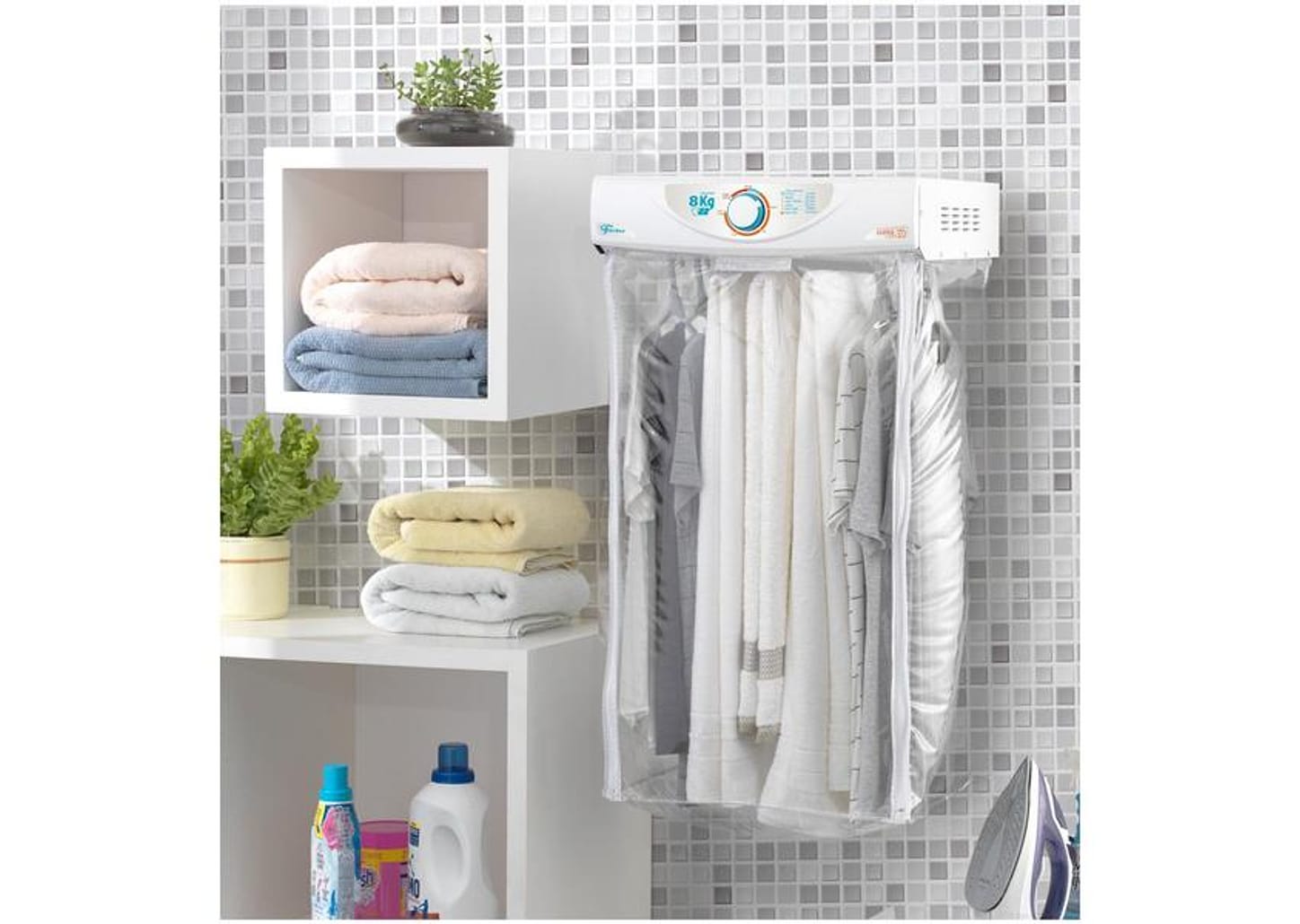 Secadora de Roupas de Parede Fischer 8kg - Super Ciclo