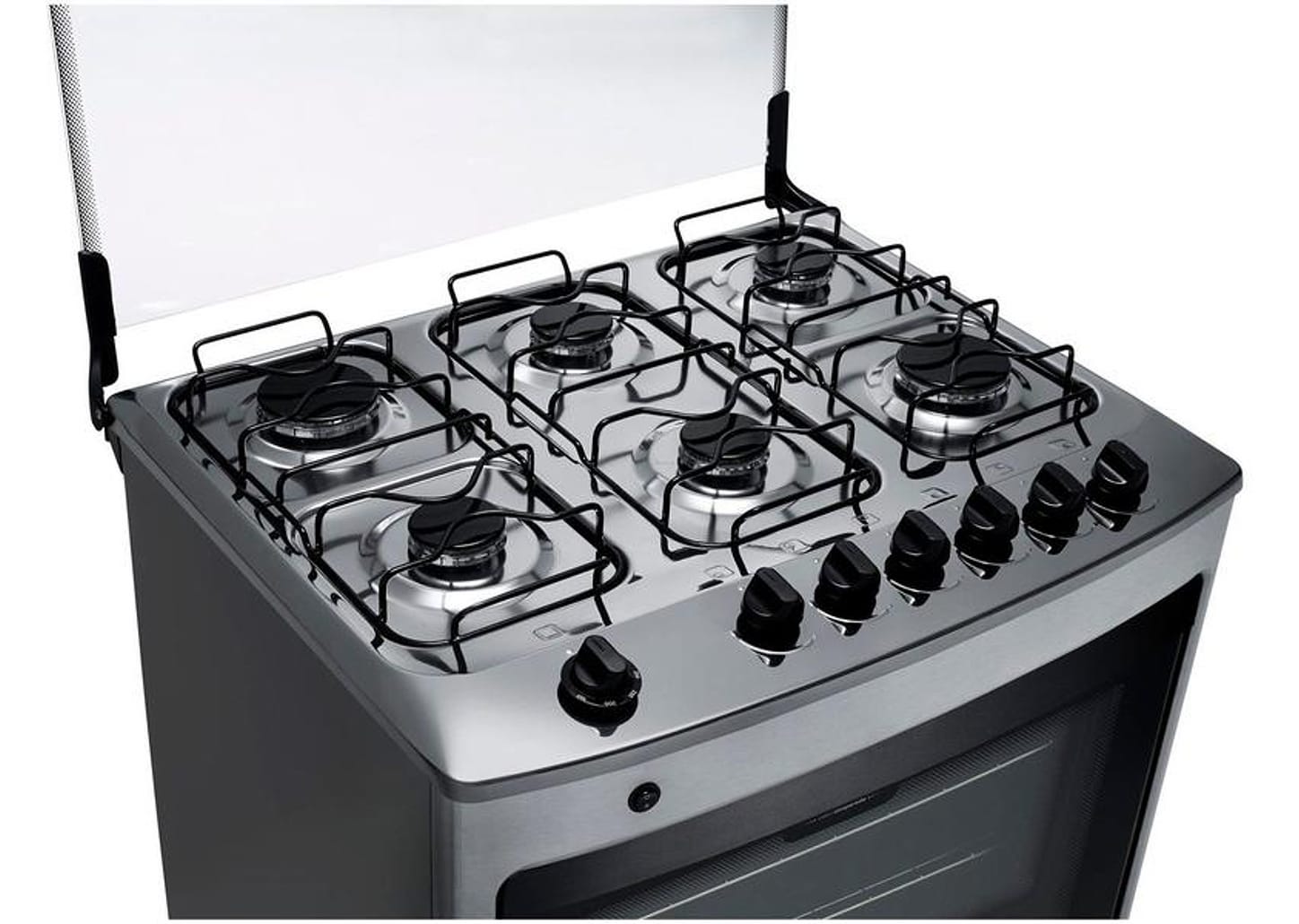 Fogão 6 Bocas Consul Inox Acendimento Automático - CFS6 NAR