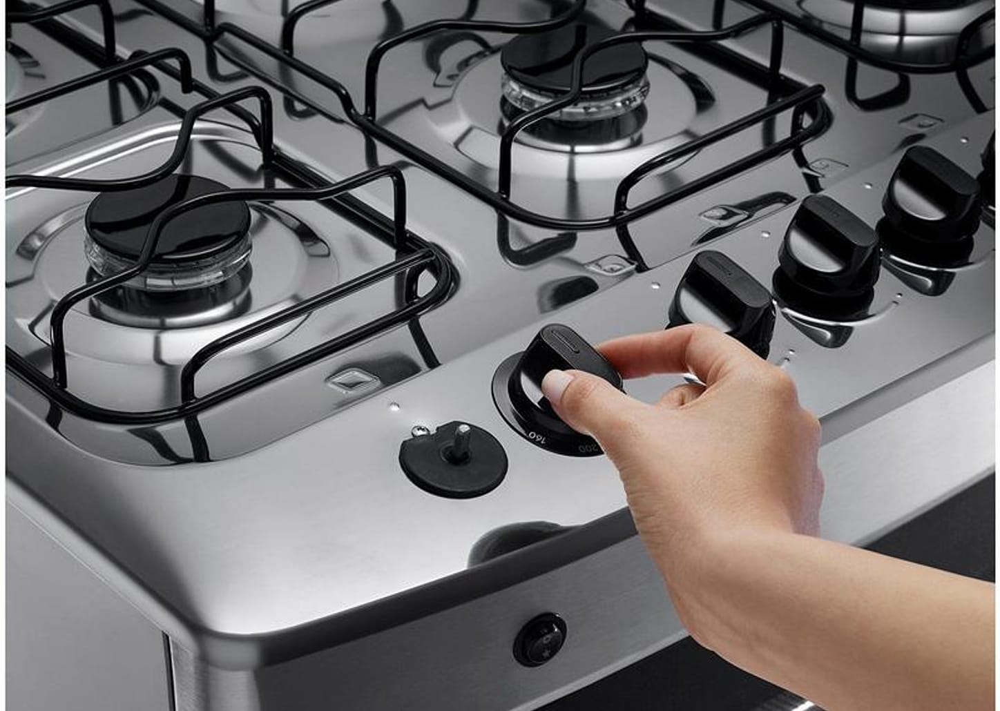 Fogão 6 Bocas Consul Inox Acendimento Automático - CFS6 NAR