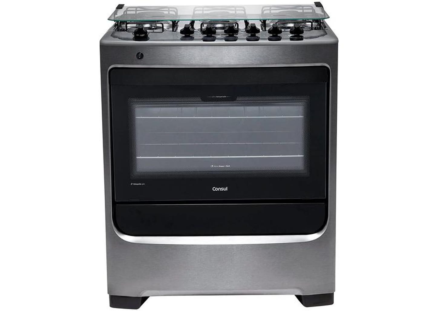 Fogão 6 Bocas Consul Inox Acendimento Automático - CFS6 NAR