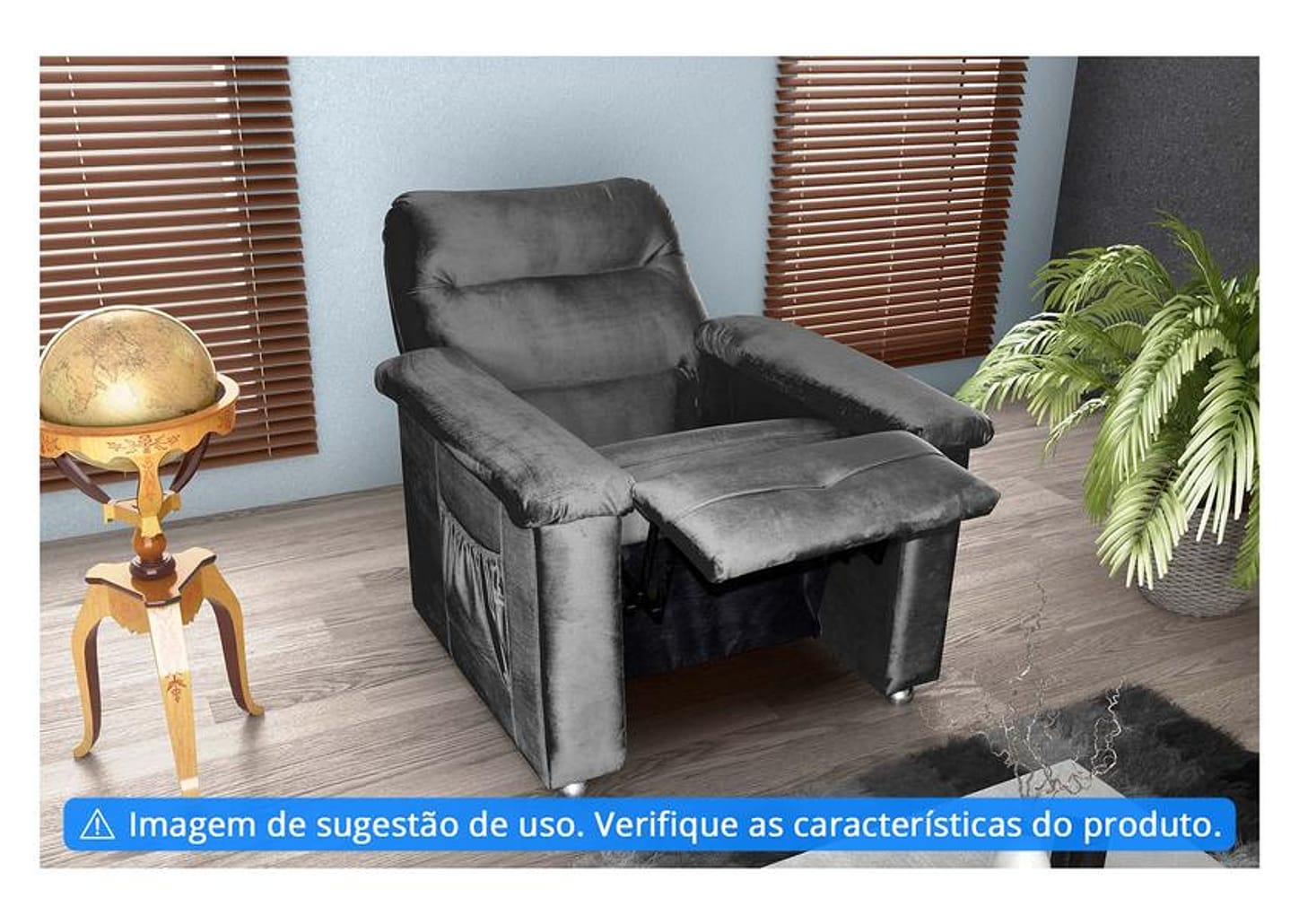 Poltrona Reclinável 3 Posições Matrix Jaguar