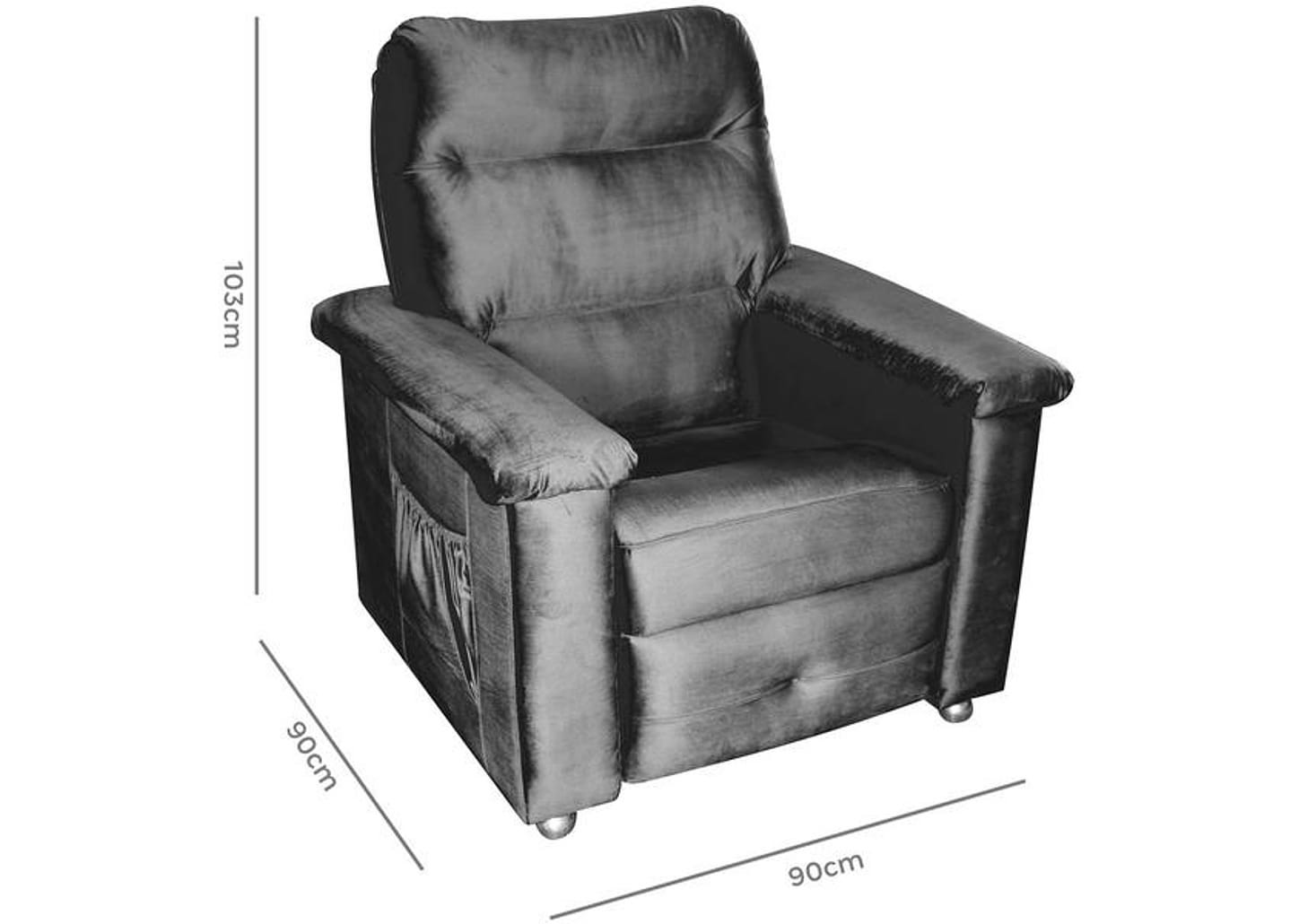 Poltrona Reclinável 3 Posições Matrix Jaguar