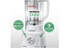 Liquidificador Mondial L-99-WG 2,2L Branco e Cinza com Filtro 3 Velocidades 550W