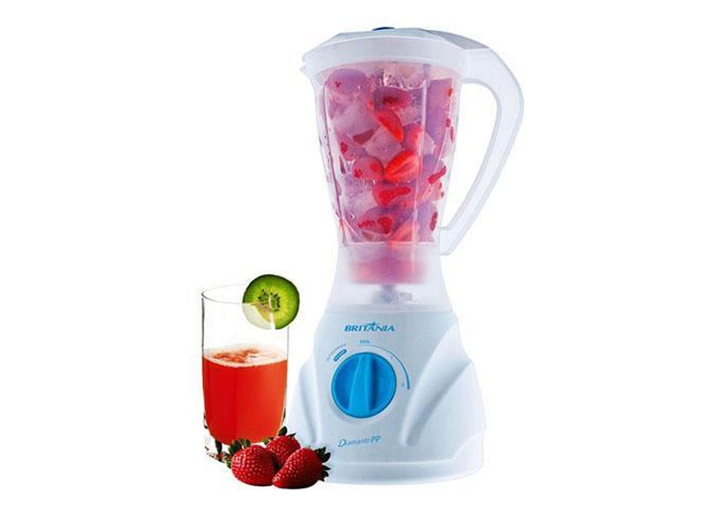 Liquidificador Britânia Diamante Branco 2 Velocidades 400W