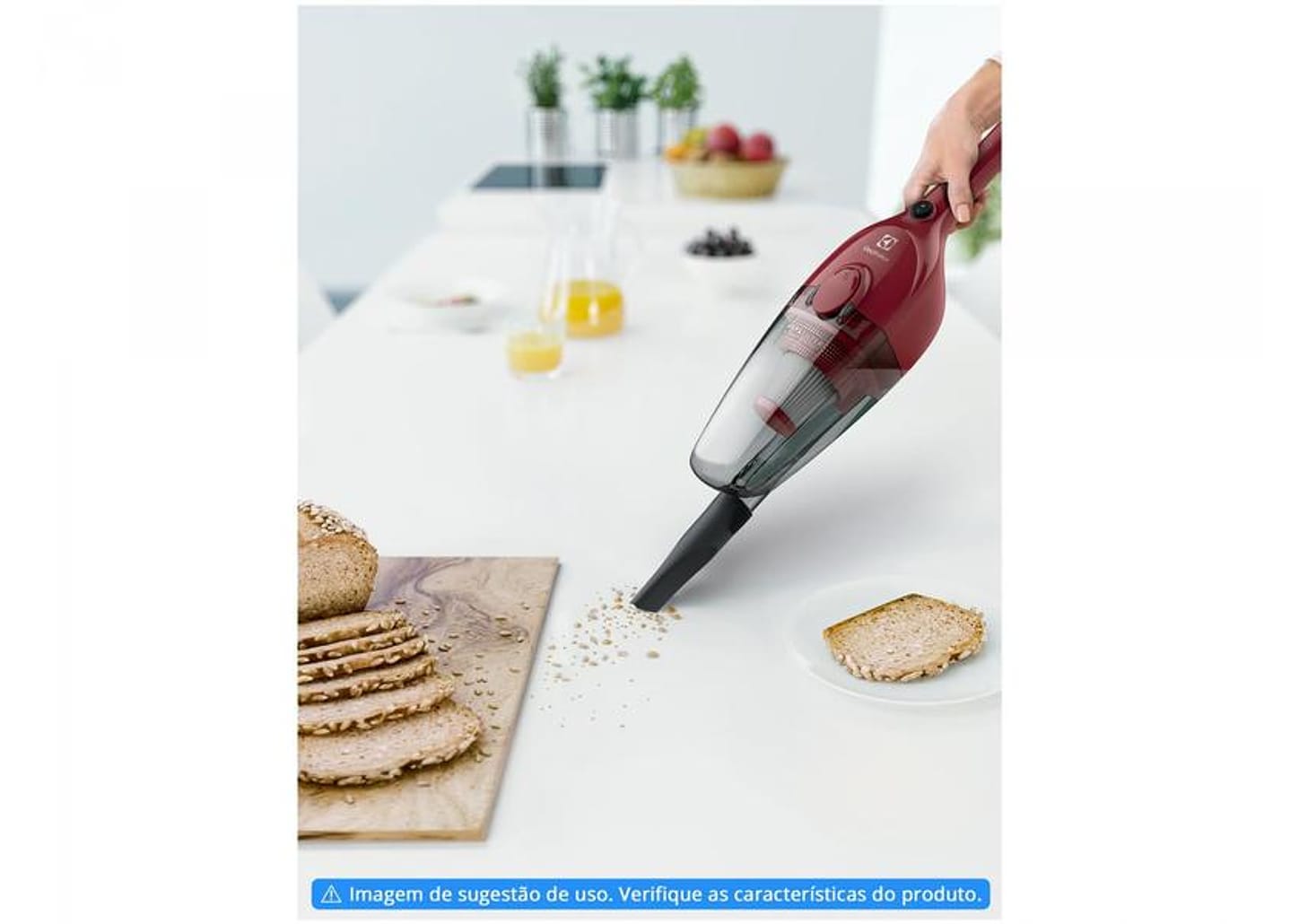 Aspirador de Pó Portátil e Vertical Electrolux - STK13 1000W Vermelho