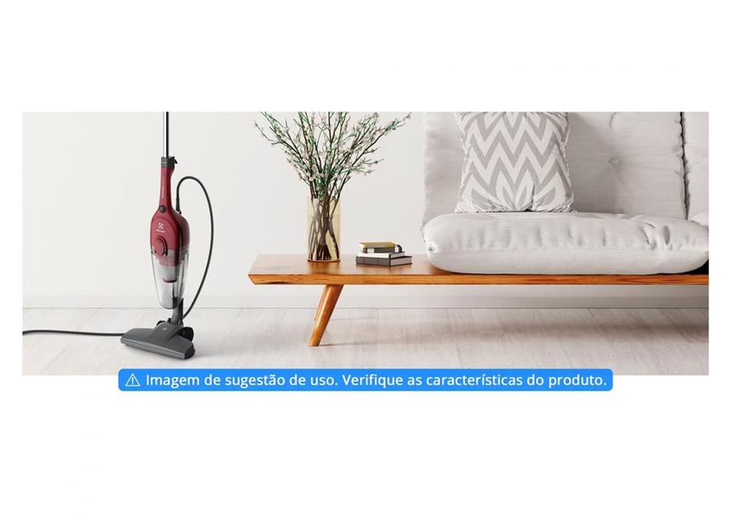 Aspirador de Pó Portátil e Vertical Electrolux - STK13 1000W Vermelho
