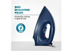 Ferro de Passar Roupa a Seco Mondial Lar - FSN-55-BL Azul