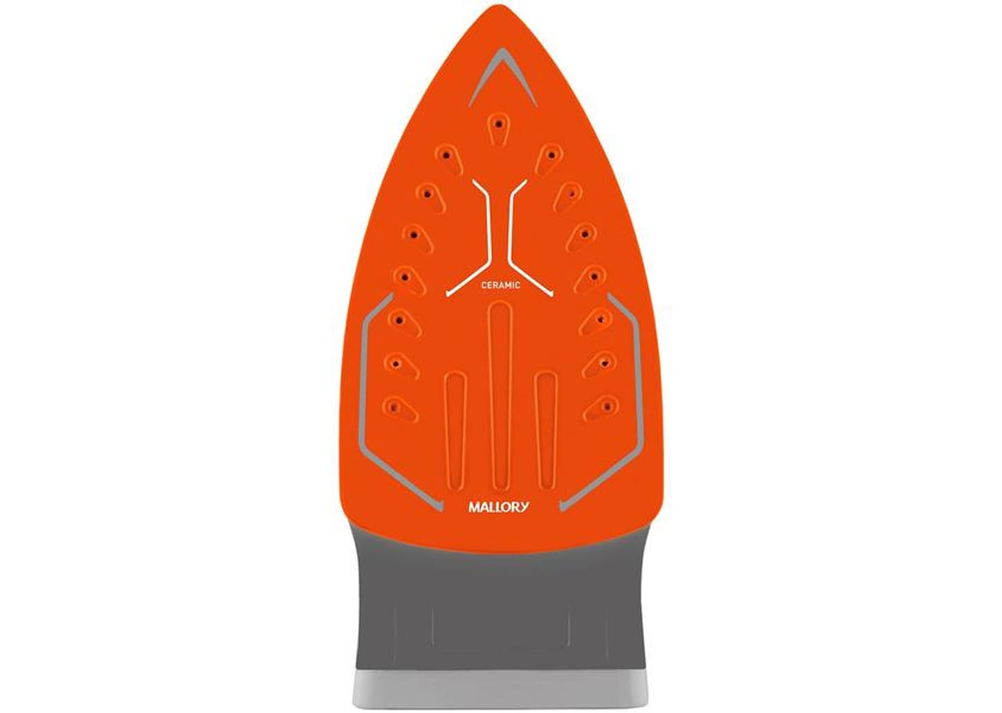 Ferro de Passar a Vapor e a Seco Mallory - Zeus Ceramic Branco