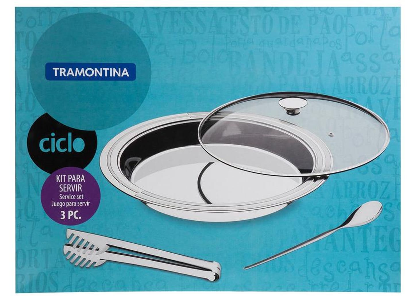 Kit para Arroz e Massa em Inox 3 Peças - Tramontina Ciclo 64510274