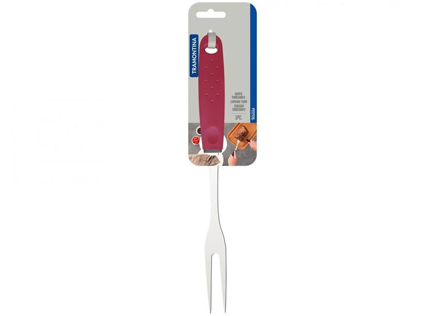 Garfo Trinchante Tramontina Aço Inox Utilità 30,3cm