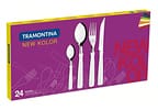 Faqueiro Tramontina Inox New Kolor 24 Peças