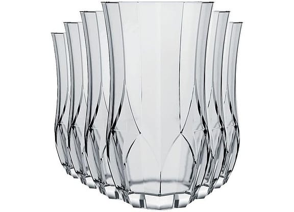 Jogo de Copos de Vidro 360ml - Nadir Ópera Long Drink Rock