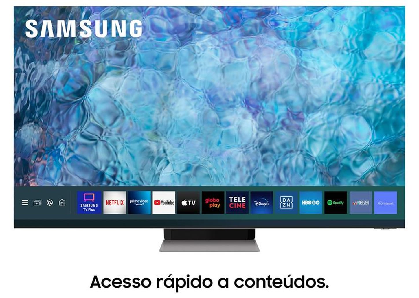 Smart TV 75” 8K NEO QLED Mini Led Samsung 75QN900A 120hz Som em Movimento Plus Única Conexão