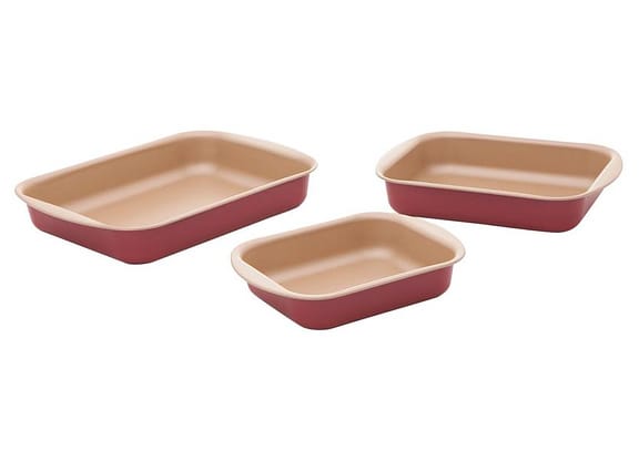 Conjunto de Assadeiras de Alumínio Antiaderente - Tramontina Brasil 3 Peças