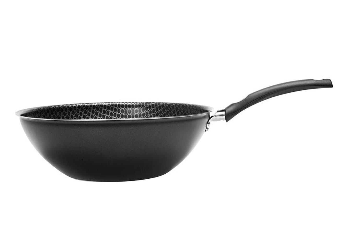 Frigideira Antiaderente Multiflon Alumínio Wok - Daily Preta 28cm