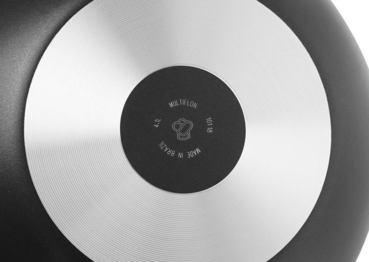 Frigideira Antiaderente Multiflon Alumínio Wok - Daily Preta 28cm