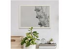 Quadro Decorativo All White Roda Gigante 35x47cm - Design Up Living