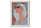 Quadro Decorativo Mulher 25x35cm Design Up Living