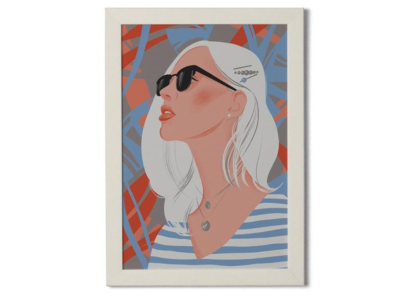 Quadro Decorativo Mulher 25x35cm Design Up Living