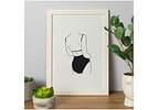 Quadro Decorativo Minimalistas Corpo 25x35cm - Design Up Living