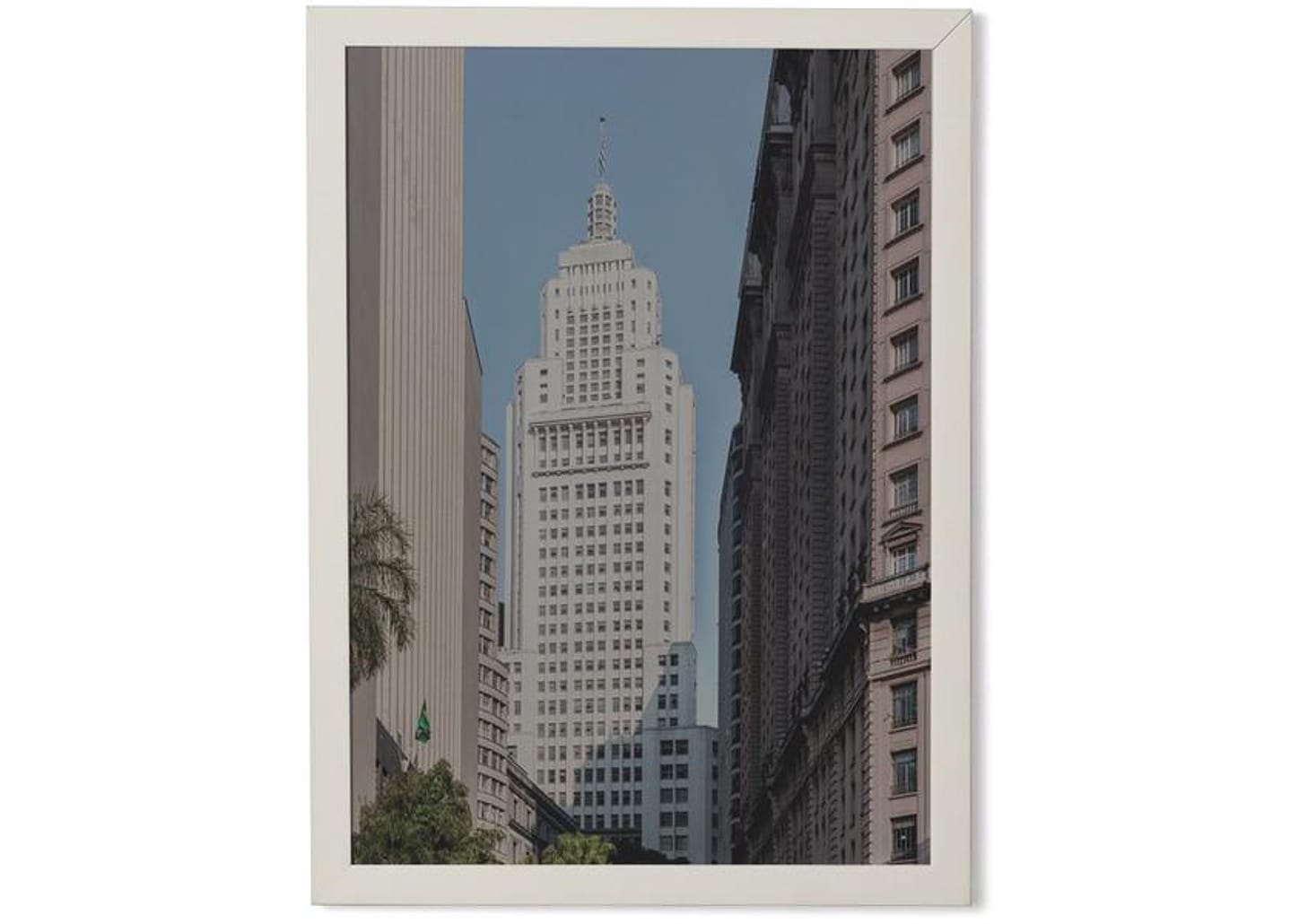 Quadro Decorativo Big Cities Prédio 35x47cm - Design Up Living
