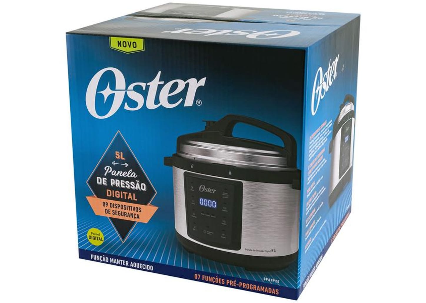 Panela de Pressão Elétrica Digital Oster - OPAN920 900W 5L