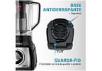 Liquidificador Mondial L-1200 BI - Preto Inox com Filtro 12 Velocidades 1200W