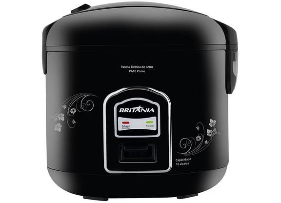 Panela Elétrica de Arroz Britânia PA10 PRIME PR 700W 10 Xícaras