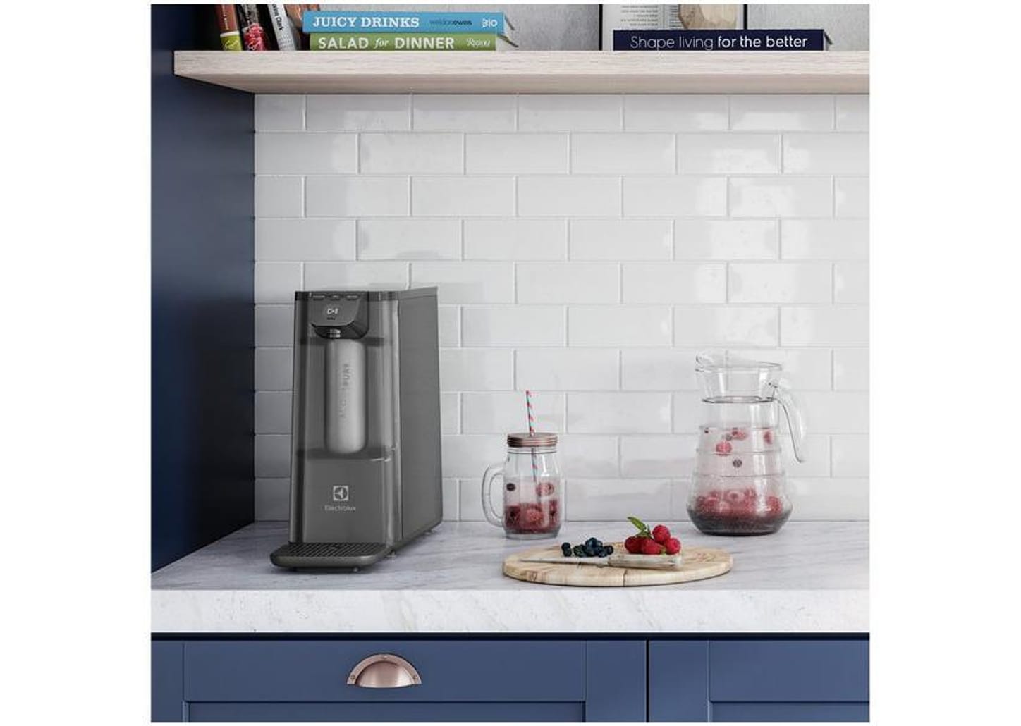 Purificador de Água Electrolux de Mesa - Grafite Acqua Pure4x Água Gelada e Natural