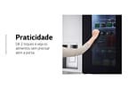 Geladeira/Refrigerador LG Frost Free Side by Side 598L com Dispenser de Água GC-X257C