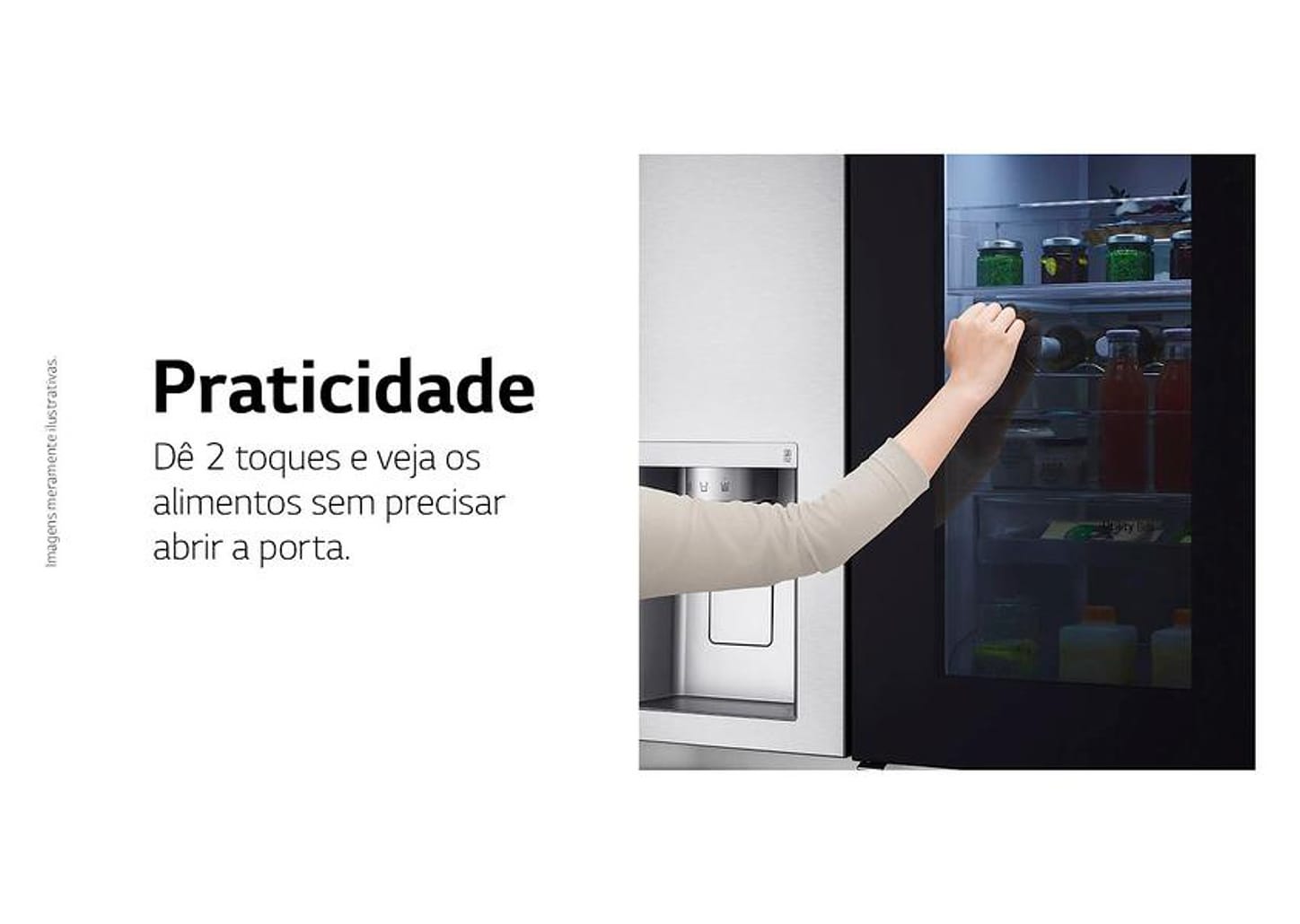 Geladeira/Refrigerador LG Frost Free Side by Side 598L com Dispenser de Água GC-X257C