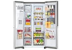 Geladeira/Refrigerador LG Frost Free Side by Side 598L com Dispenser de Água GC-X257C